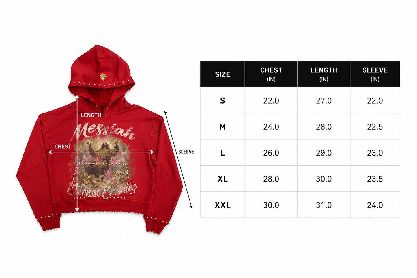 Messiah Hoodie Red